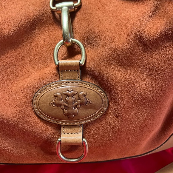 Prix De Dressage Suede and Leather Handbag - Picture 5 of 9